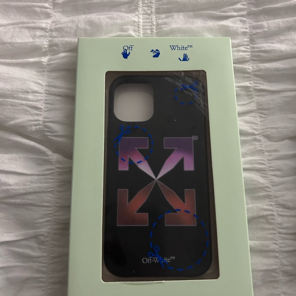 Off-White Black and Gradient Arrow Phone Case